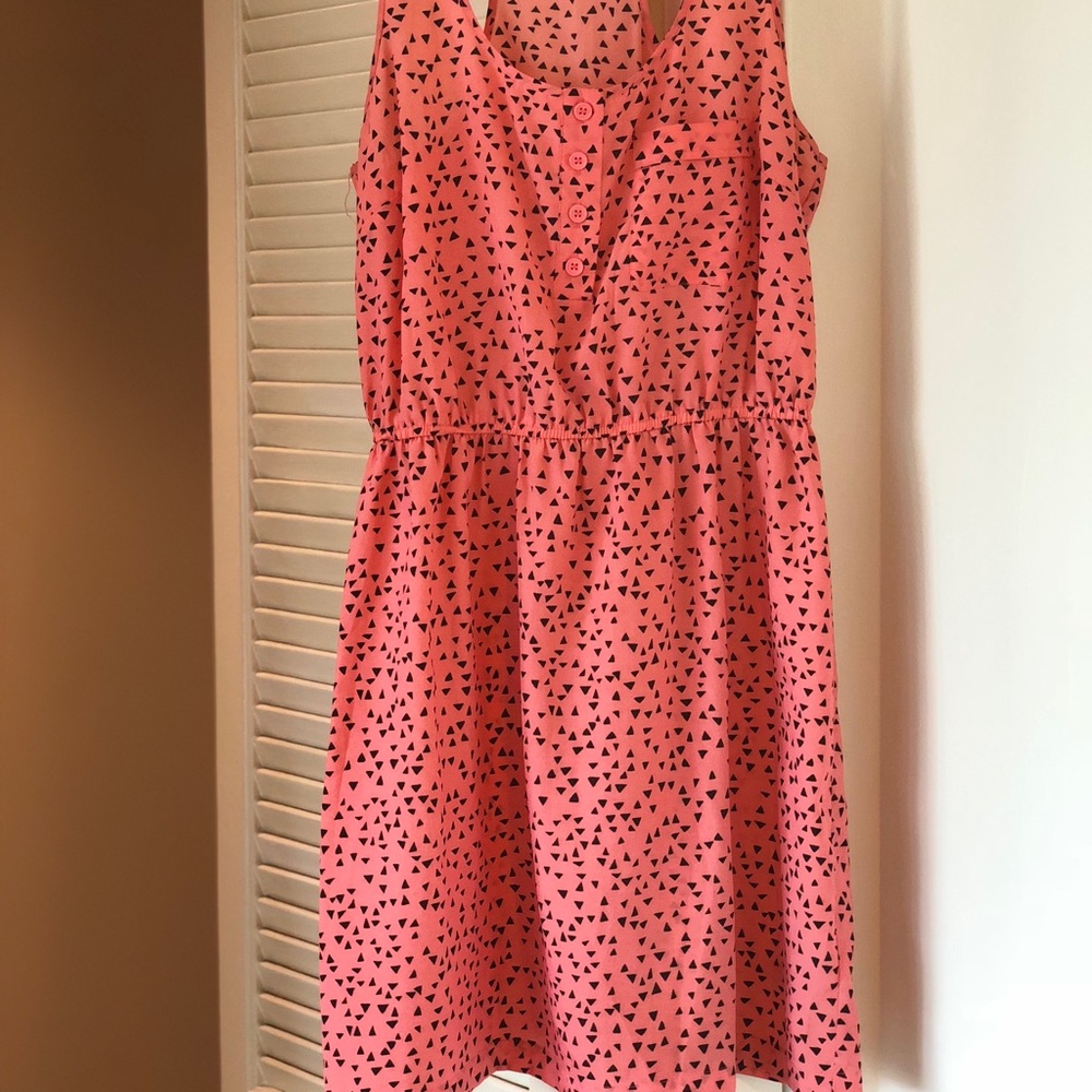 Pink flower dress